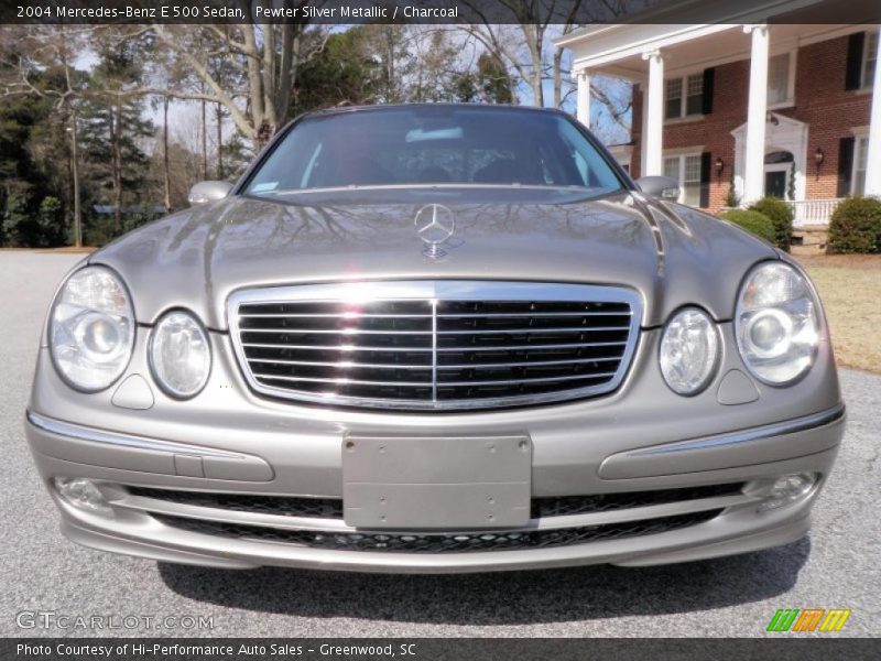 Pewter Silver Metallic / Charcoal 2004 Mercedes-Benz E 500 Sedan