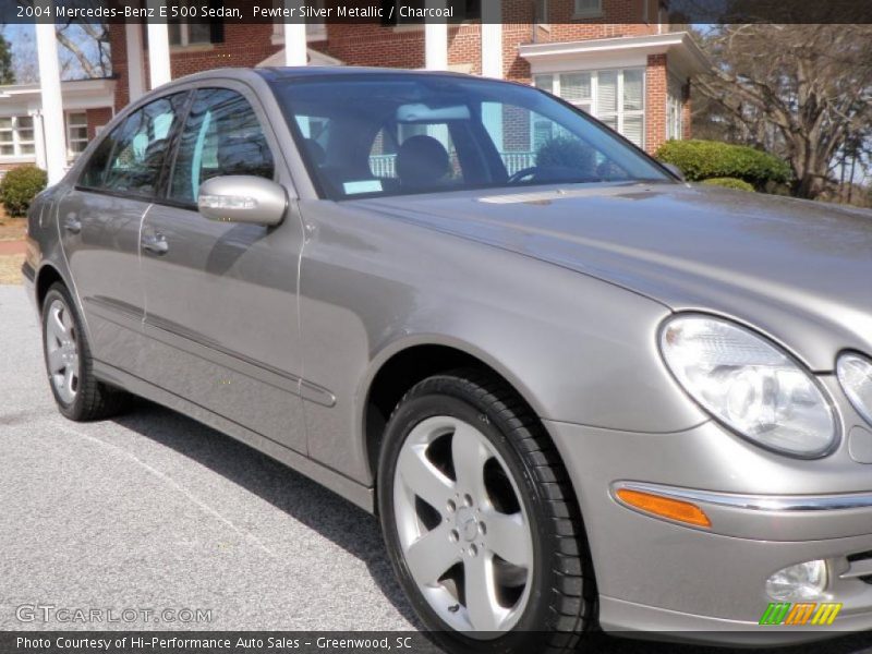 Pewter Silver Metallic / Charcoal 2004 Mercedes-Benz E 500 Sedan
