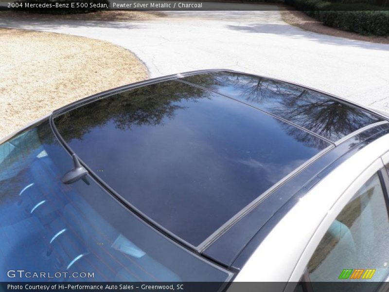 Pewter Silver Metallic / Charcoal 2004 Mercedes-Benz E 500 Sedan