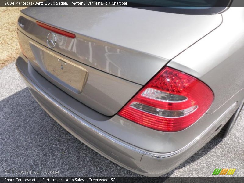 Pewter Silver Metallic / Charcoal 2004 Mercedes-Benz E 500 Sedan