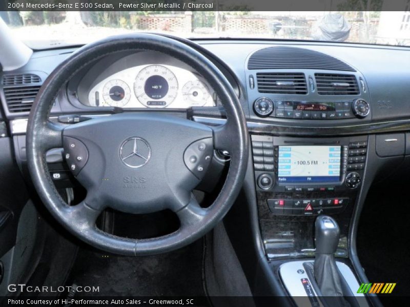 Pewter Silver Metallic / Charcoal 2004 Mercedes-Benz E 500 Sedan