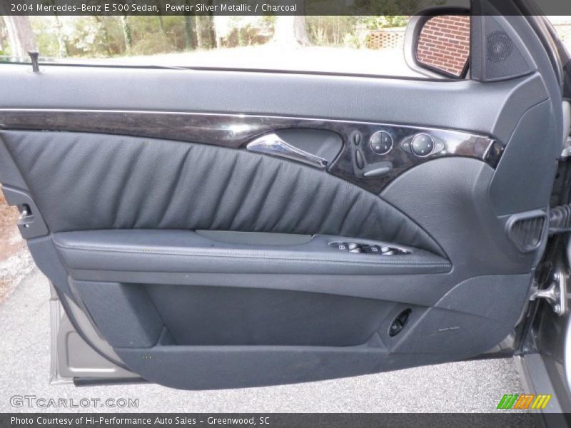 Pewter Silver Metallic / Charcoal 2004 Mercedes-Benz E 500 Sedan