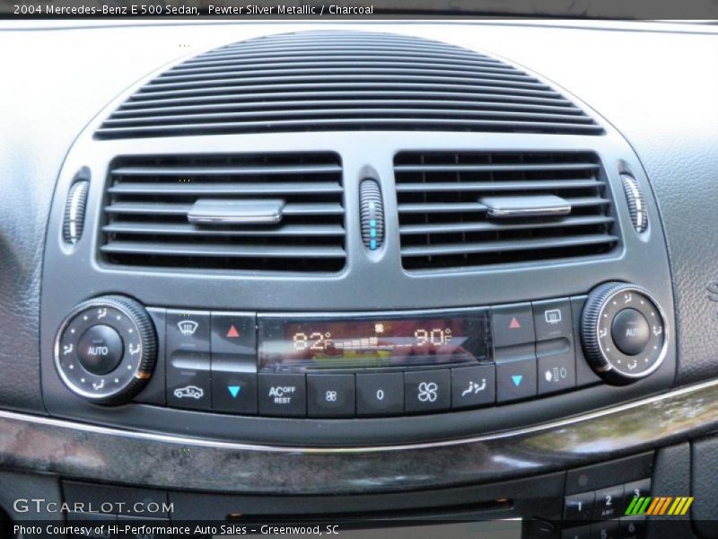 Pewter Silver Metallic / Charcoal 2004 Mercedes-Benz E 500 Sedan