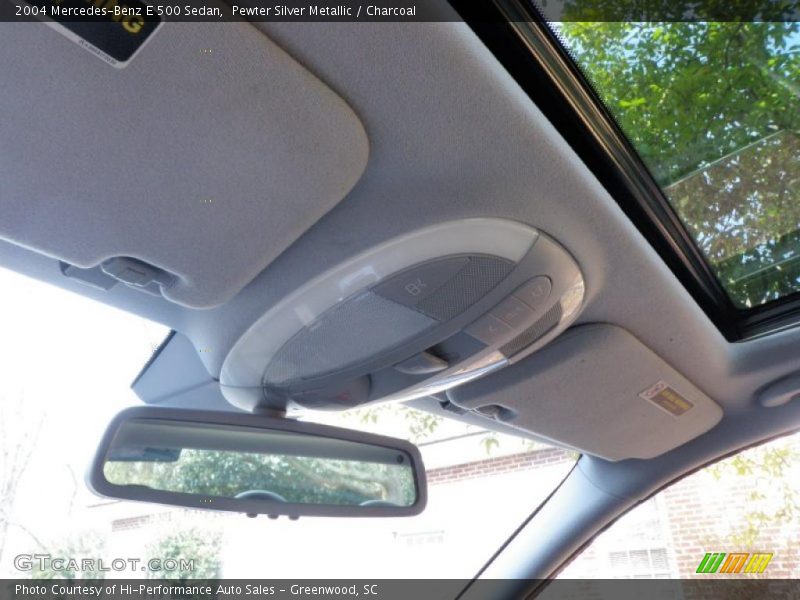 Pewter Silver Metallic / Charcoal 2004 Mercedes-Benz E 500 Sedan