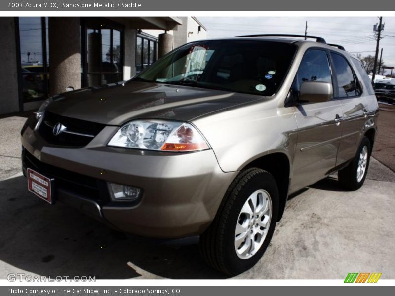 Sandstone Metallic / Saddle 2003 Acura MDX