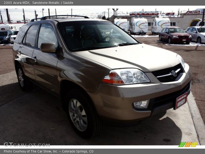 Sandstone Metallic / Saddle 2003 Acura MDX