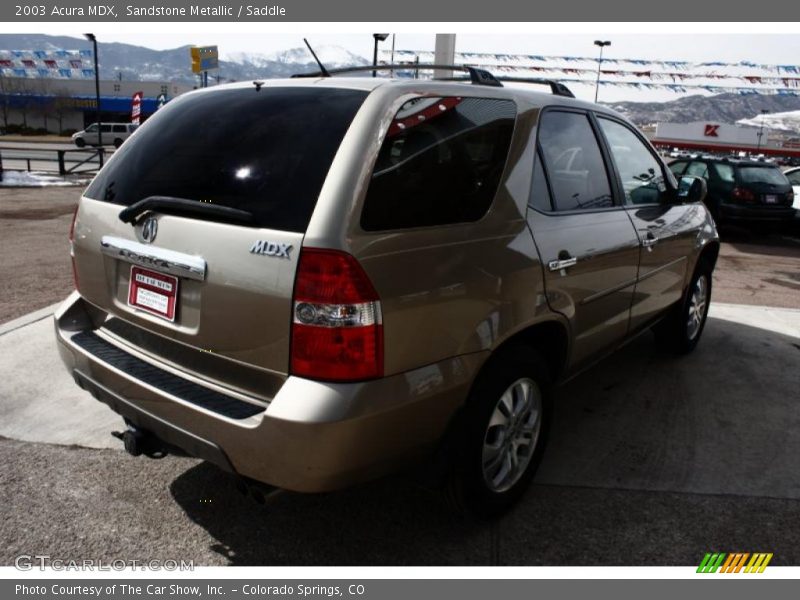 Sandstone Metallic / Saddle 2003 Acura MDX