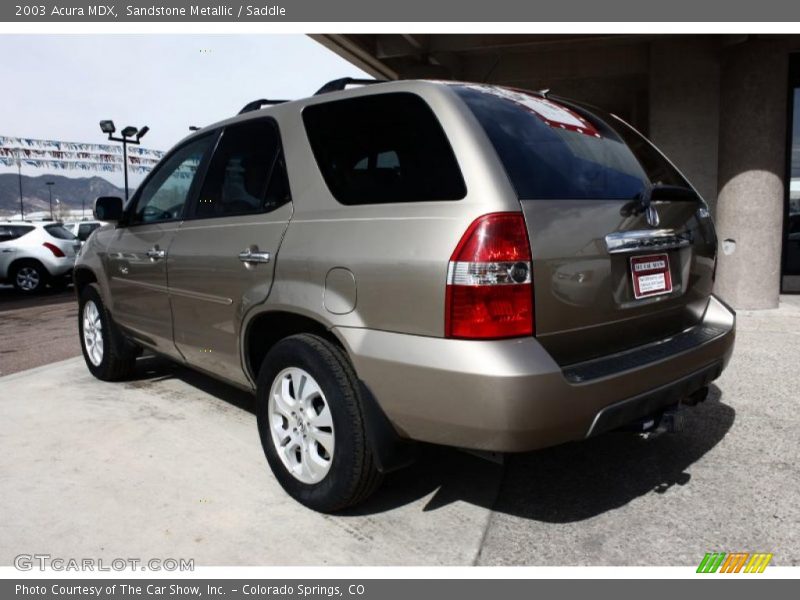 Sandstone Metallic / Saddle 2003 Acura MDX