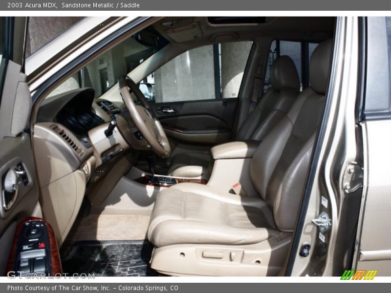 Sandstone Metallic / Saddle 2003 Acura MDX