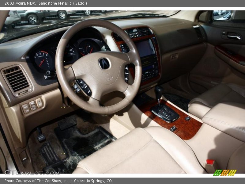 Sandstone Metallic / Saddle 2003 Acura MDX