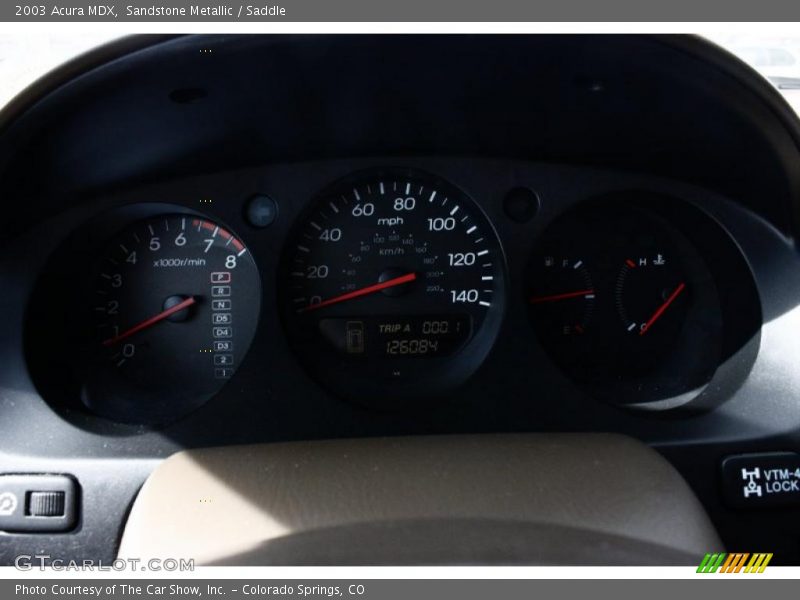 Sandstone Metallic / Saddle 2003 Acura MDX