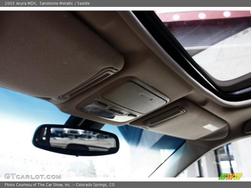 Sandstone Metallic / Saddle 2003 Acura MDX