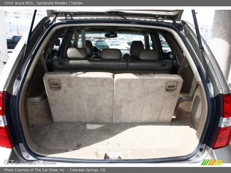 Sandstone Metallic / Saddle 2003 Acura MDX