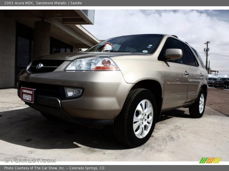 Sandstone Metallic / Saddle 2003 Acura MDX