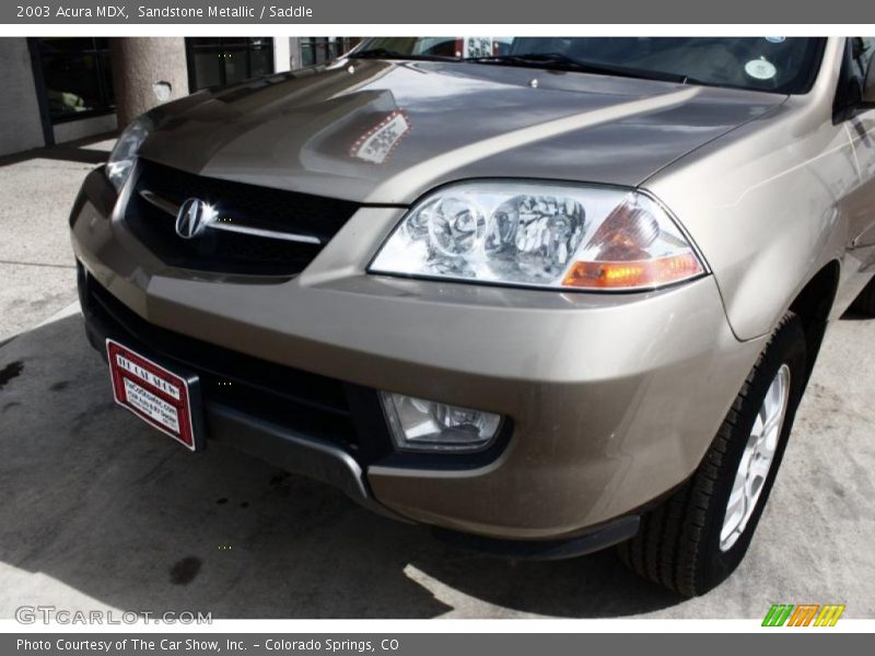 Sandstone Metallic / Saddle 2003 Acura MDX