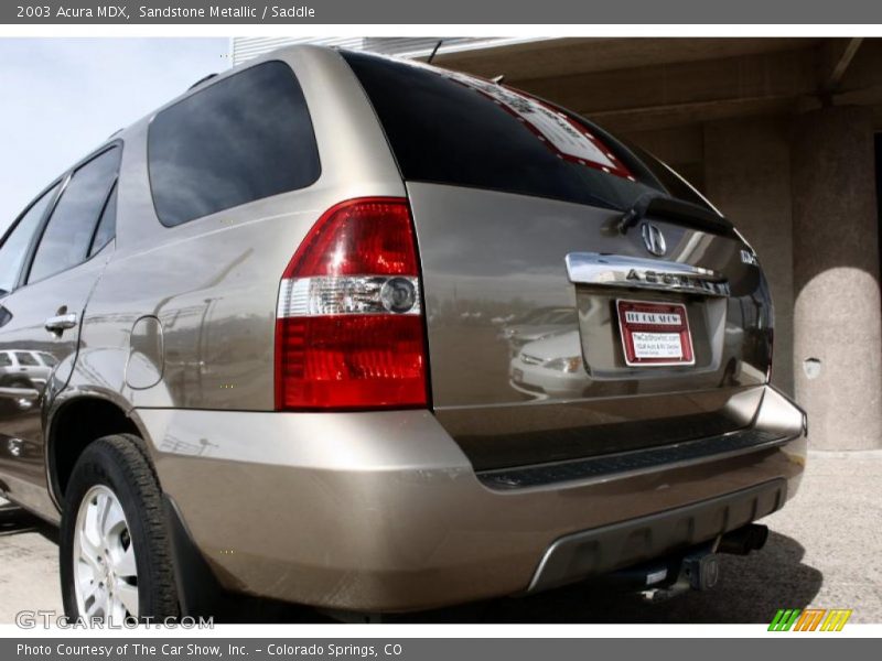 Sandstone Metallic / Saddle 2003 Acura MDX