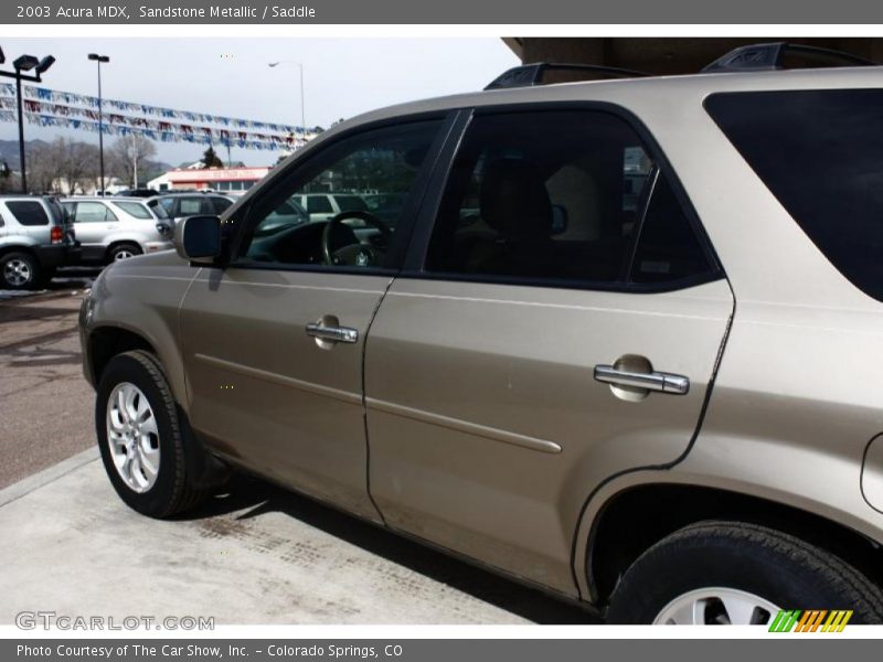Sandstone Metallic / Saddle 2003 Acura MDX