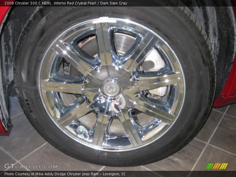 Inferno Red Crystal Pearl / Dark Slate Gray 2008 Chrysler 300 C HEMI