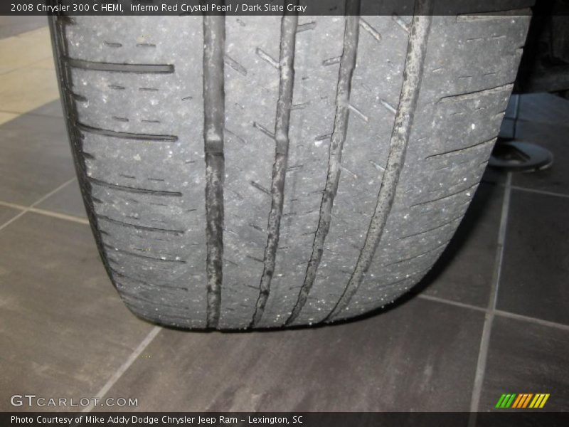 Inferno Red Crystal Pearl / Dark Slate Gray 2008 Chrysler 300 C HEMI