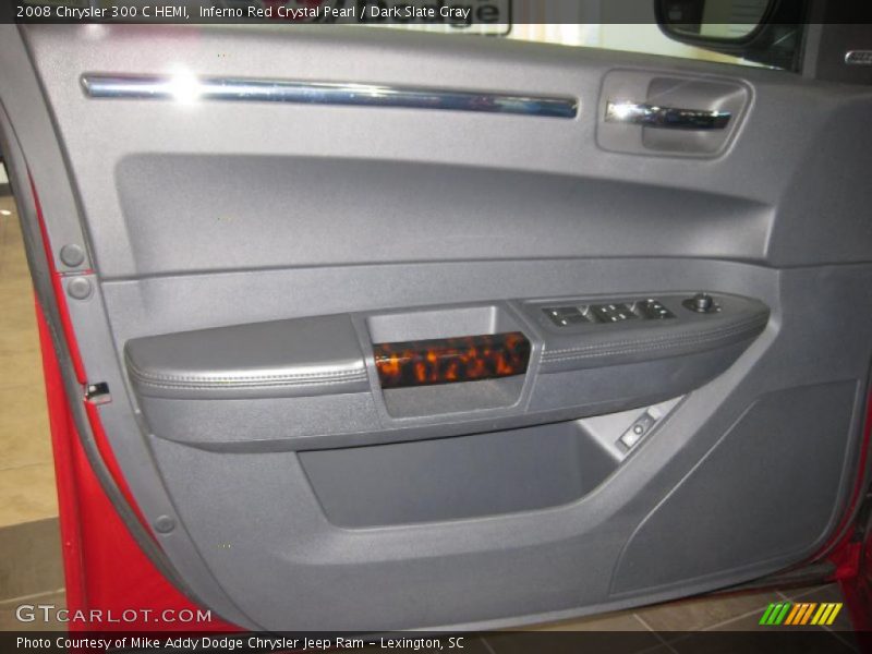 Inferno Red Crystal Pearl / Dark Slate Gray 2008 Chrysler 300 C HEMI