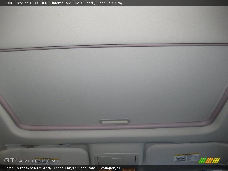 Inferno Red Crystal Pearl / Dark Slate Gray 2008 Chrysler 300 C HEMI