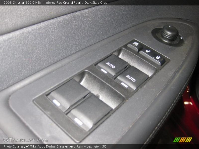 Inferno Red Crystal Pearl / Dark Slate Gray 2008 Chrysler 300 C HEMI