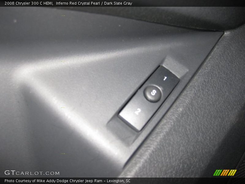 Inferno Red Crystal Pearl / Dark Slate Gray 2008 Chrysler 300 C HEMI