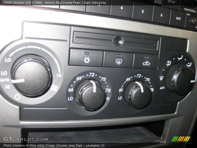 Inferno Red Crystal Pearl / Dark Slate Gray 2008 Chrysler 300 C HEMI