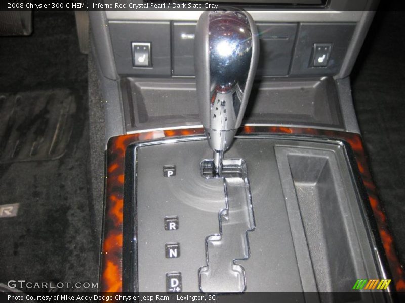 Inferno Red Crystal Pearl / Dark Slate Gray 2008 Chrysler 300 C HEMI