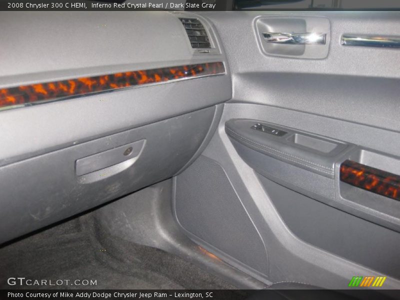 Inferno Red Crystal Pearl / Dark Slate Gray 2008 Chrysler 300 C HEMI