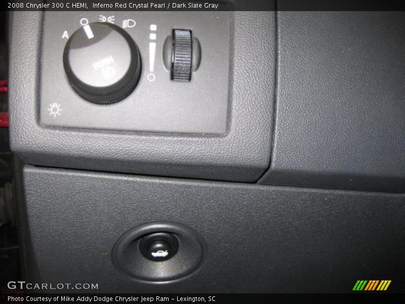 Inferno Red Crystal Pearl / Dark Slate Gray 2008 Chrysler 300 C HEMI