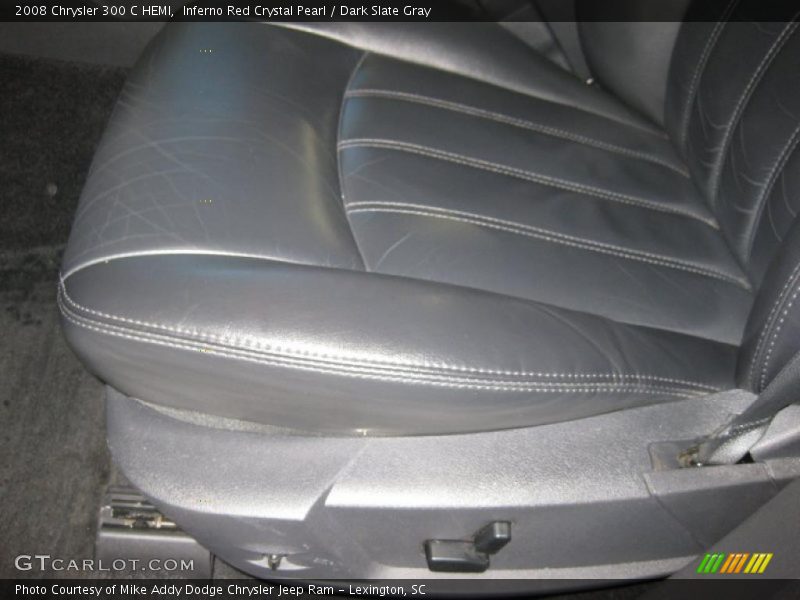 Inferno Red Crystal Pearl / Dark Slate Gray 2008 Chrysler 300 C HEMI