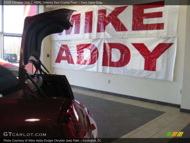 Inferno Red Crystal Pearl / Dark Slate Gray 2008 Chrysler 300 C HEMI