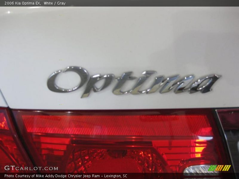 White / Gray 2006 Kia Optima EX
