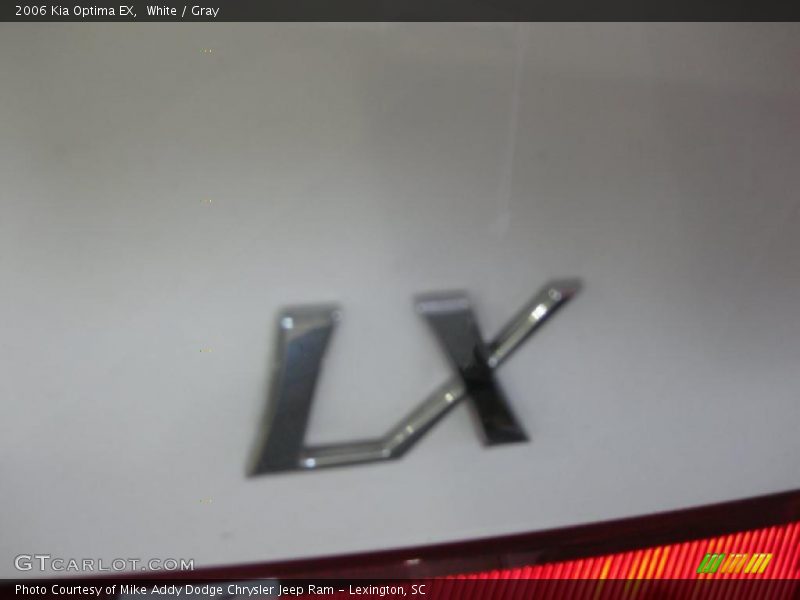 White / Gray 2006 Kia Optima EX