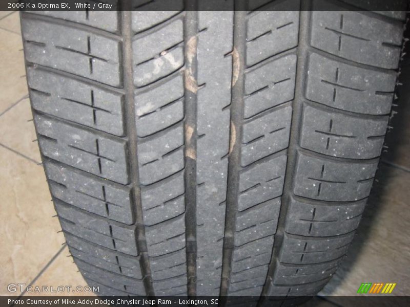 White / Gray 2006 Kia Optima EX