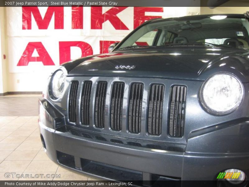 Steel Blue Metallic / Pastel Slate Gray 2007 Jeep Patriot Sport