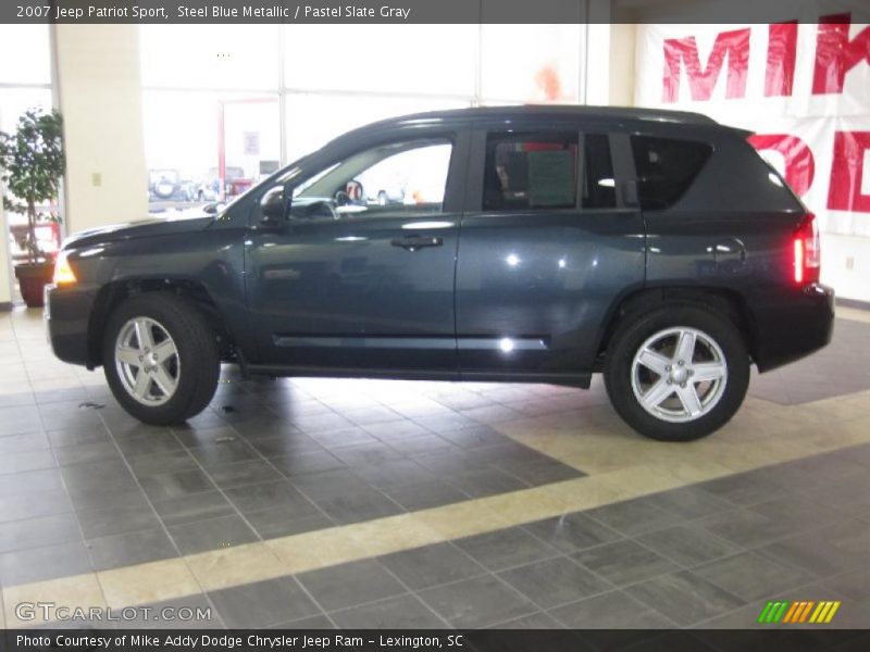 Steel Blue Metallic / Pastel Slate Gray 2007 Jeep Patriot Sport