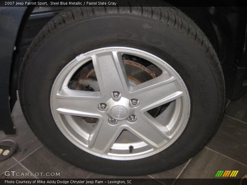 Steel Blue Metallic / Pastel Slate Gray 2007 Jeep Patriot Sport