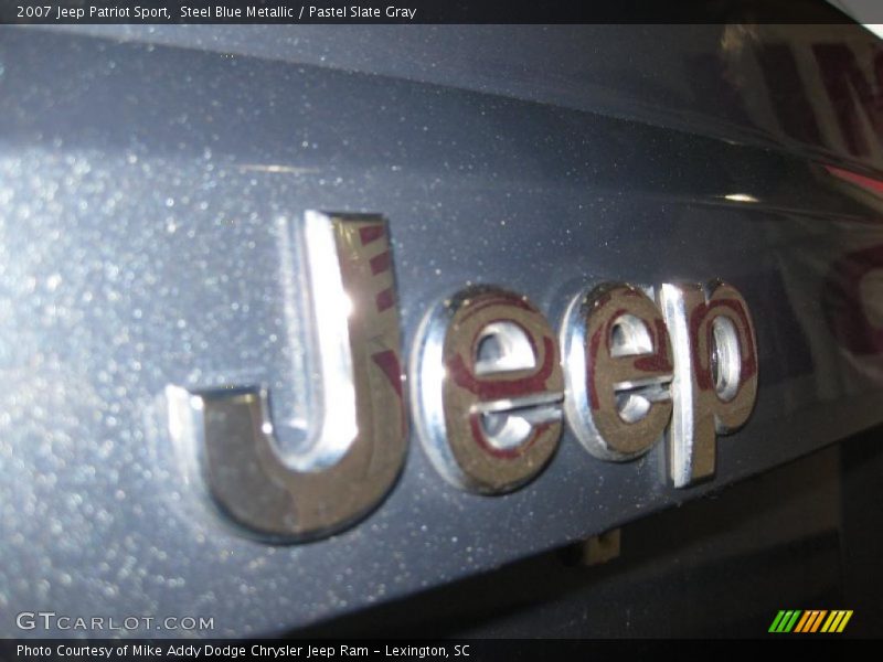 Steel Blue Metallic / Pastel Slate Gray 2007 Jeep Patriot Sport