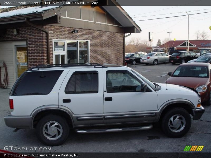 Summit White / Medium Gray 2000 Chevrolet Blazer LT 4x4
