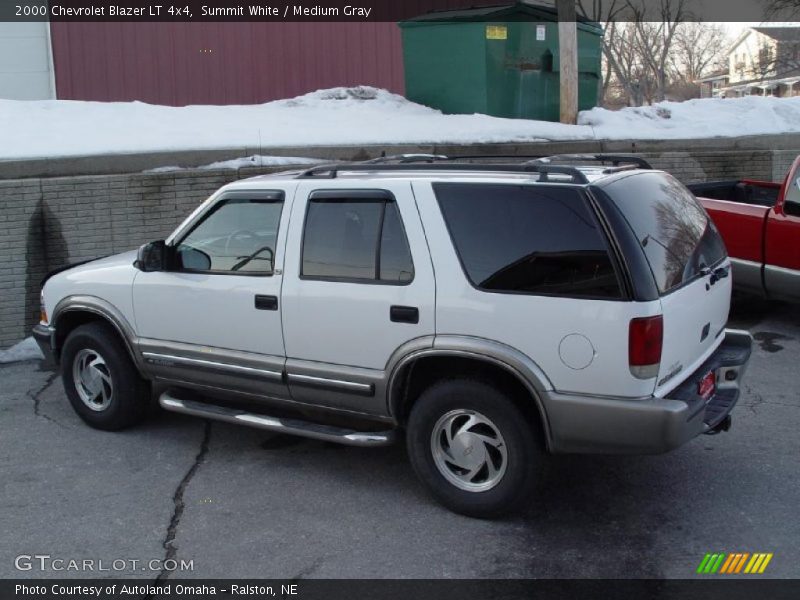 Summit White / Medium Gray 2000 Chevrolet Blazer LT 4x4
