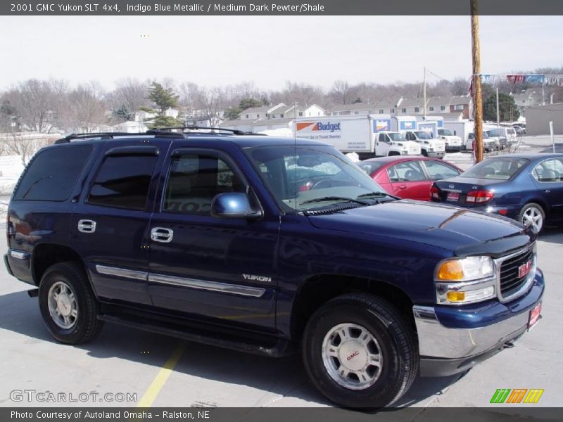 Indigo Blue Metallic / Medium Dark Pewter/Shale 2001 GMC Yukon SLT 4x4