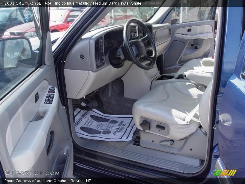 Indigo Blue Metallic / Medium Dark Pewter/Shale 2001 GMC Yukon SLT 4x4