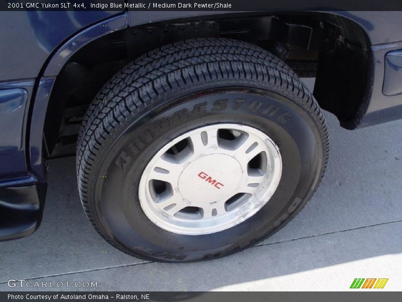 Indigo Blue Metallic / Medium Dark Pewter/Shale 2001 GMC Yukon SLT 4x4