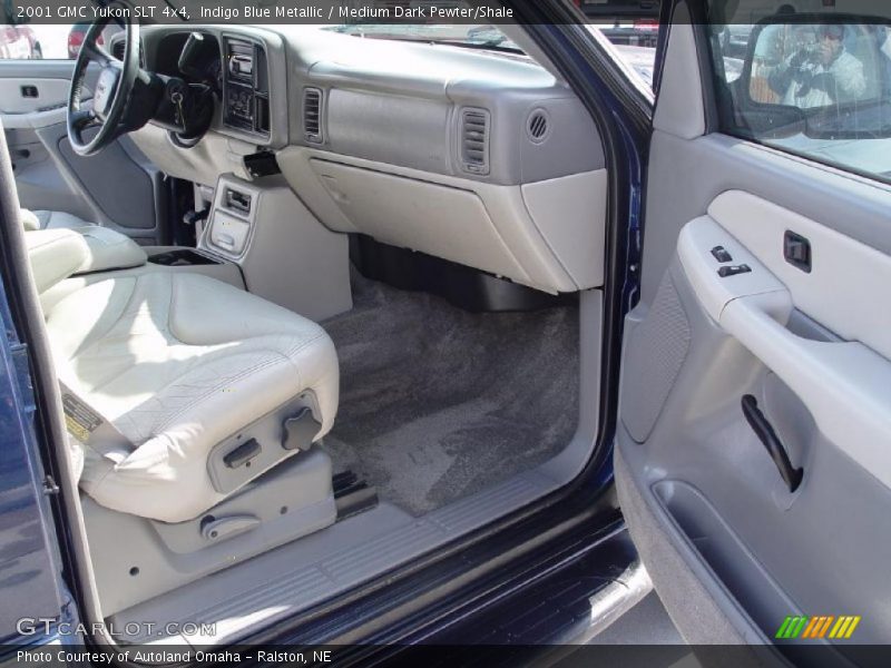 Indigo Blue Metallic / Medium Dark Pewter/Shale 2001 GMC Yukon SLT 4x4