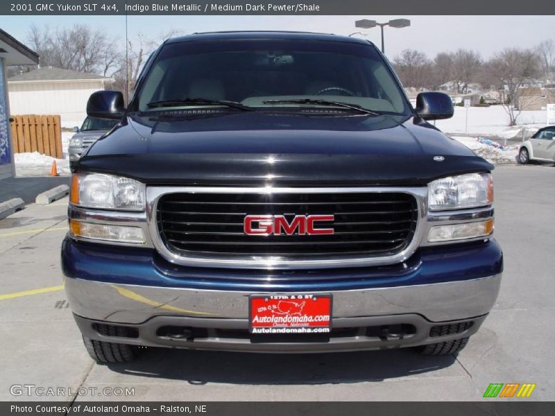 Indigo Blue Metallic / Medium Dark Pewter/Shale 2001 GMC Yukon SLT 4x4