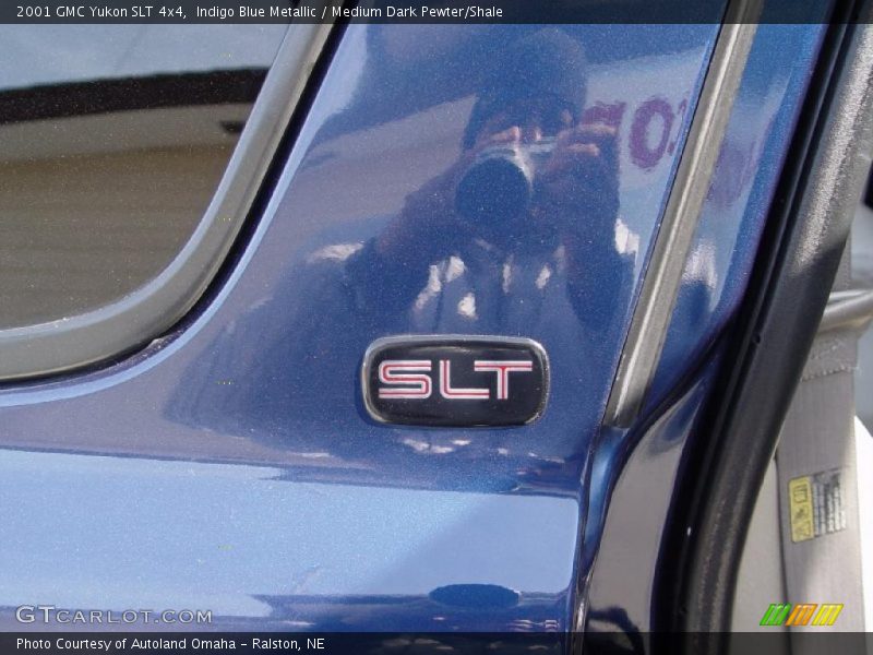 Indigo Blue Metallic / Medium Dark Pewter/Shale 2001 GMC Yukon SLT 4x4