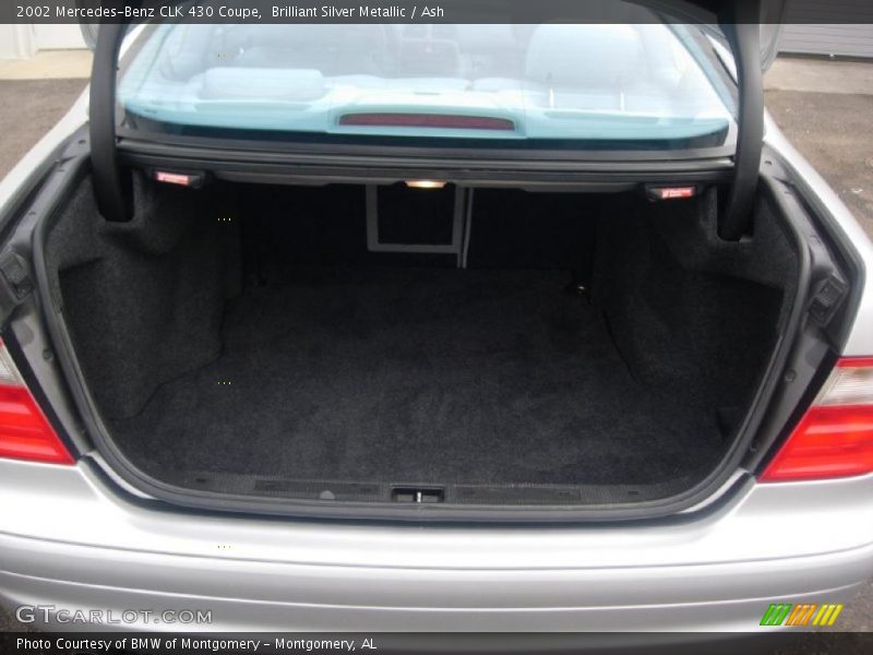 Brilliant Silver Metallic / Ash 2002 Mercedes-Benz CLK 430 Coupe