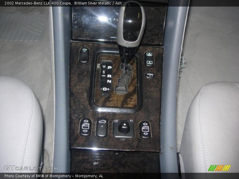 Brilliant Silver Metallic / Ash 2002 Mercedes-Benz CLK 430 Coupe